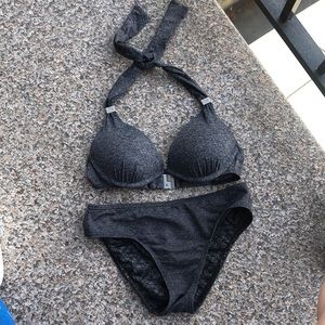Oakley Grey Bikini with Removable Padding